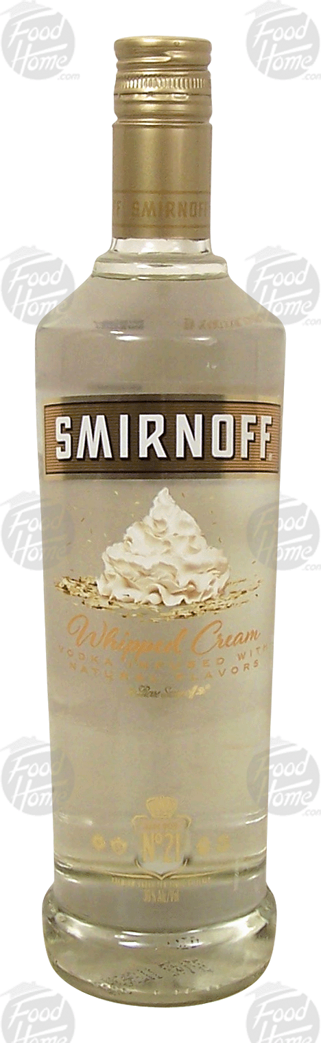 Smirnoff No. 21 whipped cream flavor vodka, 35% alc. by vol. Full-Size Picture